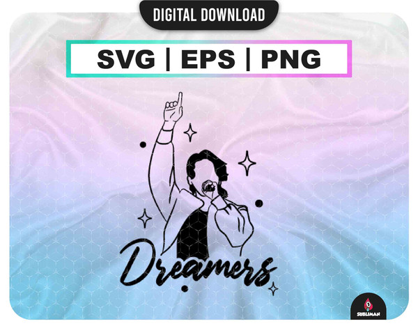 BTS Jungkook Dreamers Svg Kpop Star PNG  BTS army printable decal  Vector files for Cricut - 1.jpg