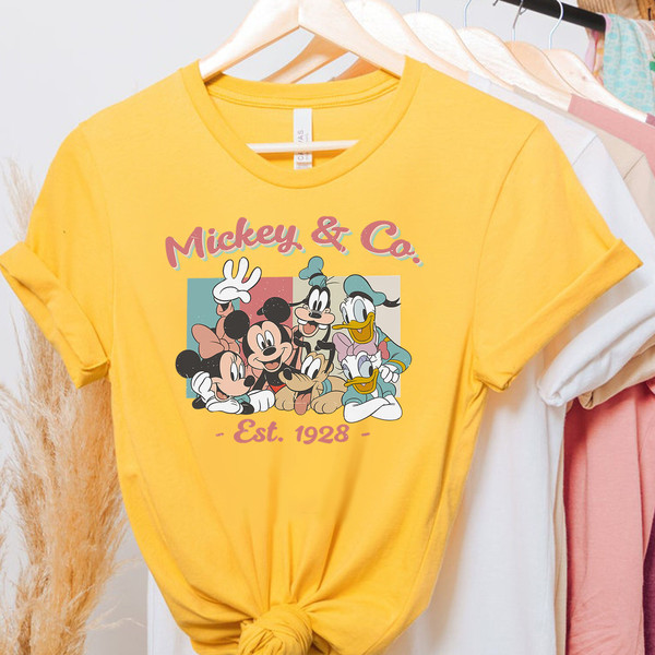Mickey & Co Est 1928 Shirt, Disney Shirt, Mickey Mouse Shirt, Retro Cartoon Shirt, Disney Characters Shirt, Retro Mickey Valentine's Day - 3.jpg