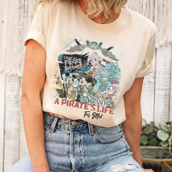 Pirates of the Caribbean Disneyland shirt, Disney Pirate Shi