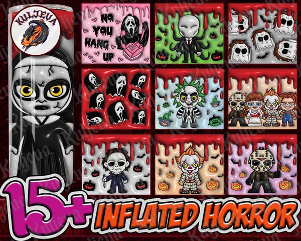 15+ Inflated Horror 20 oz Skinny Tumbler 4.99.jpg