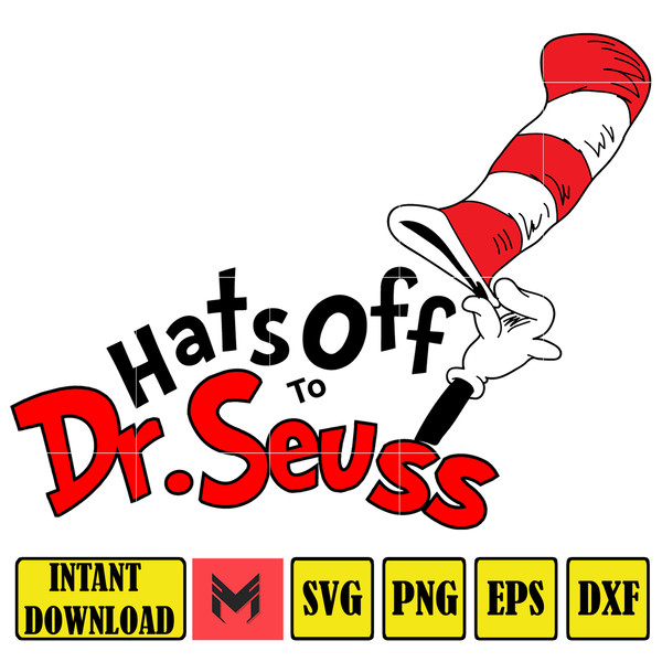 Dr Seuss Svg Layered Item, Dr. Seuss Quotes Cat In The Hat S - Inspire ...