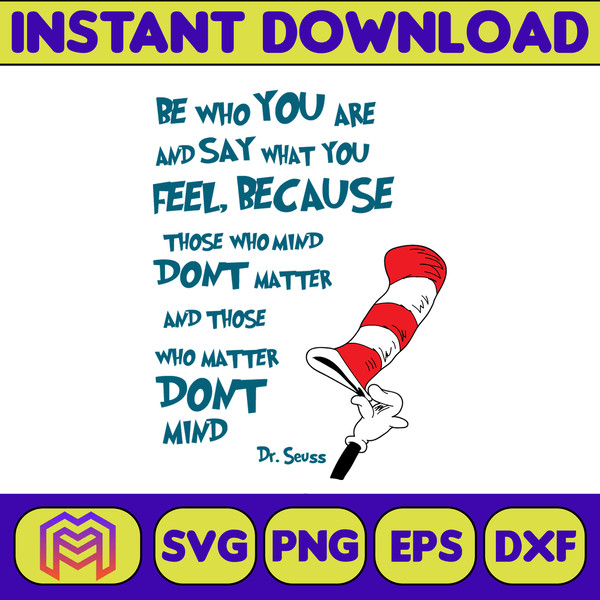 Dr Seuss Svg Layered Item, Dr. Seuss Quotes Cat In The Hat Svg Clipart, Cricut, Digital Vector Cut File, Cat And The Hat (266).jpg