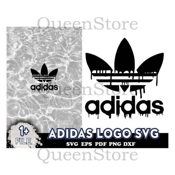 Adidas Logo Svg, Logo Brand Svg, Dripping Logo Svg - Inspire Uplift