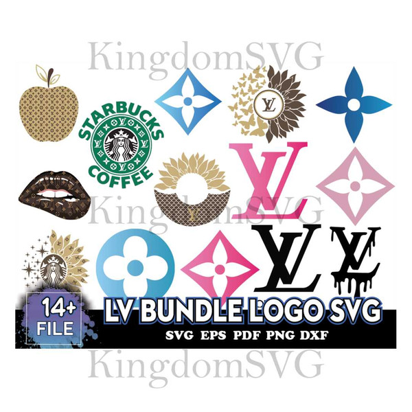 LV Bundle Logo Svg, LV Bundle Svg, Logos Svg - Inspire Uplift