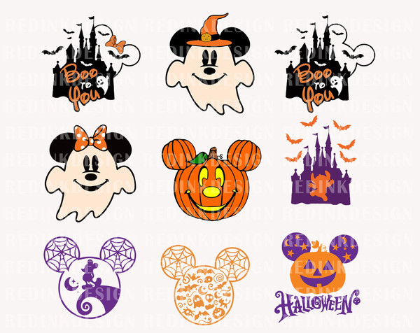 Halloween SVG Bundle, Halloween SVG, Fall Svg, Autumn Svg, Ghost Svg, Boo Svg, Pumpkin Svg, Cut File Cricut, Halloween Silhouette - 1.jpg