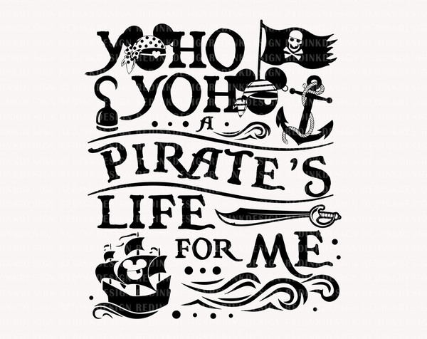 Pirate's Life For Me Svg, Mouse Pirate Svg Cruise Trip Svg, Family Trip Svg, Mouse Anchor Svg, Vacay Mode Svg, Family Shirt Trip Svg - 1.jpg