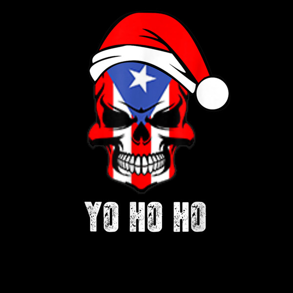 Christmas Pirate Puerto Rican Flag Skull Santa Hat Design 6.jpg