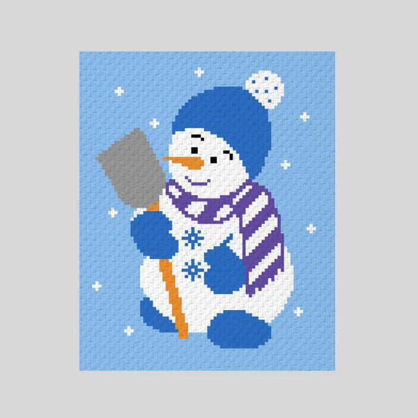 crochet-C2C-snowman-graphgan-blanket-5