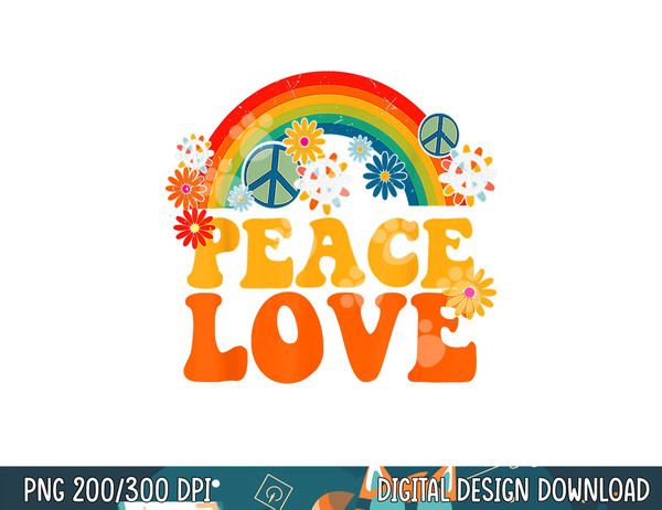 Peace Sign Png Design Hippie Tie Dye Digital Download 
