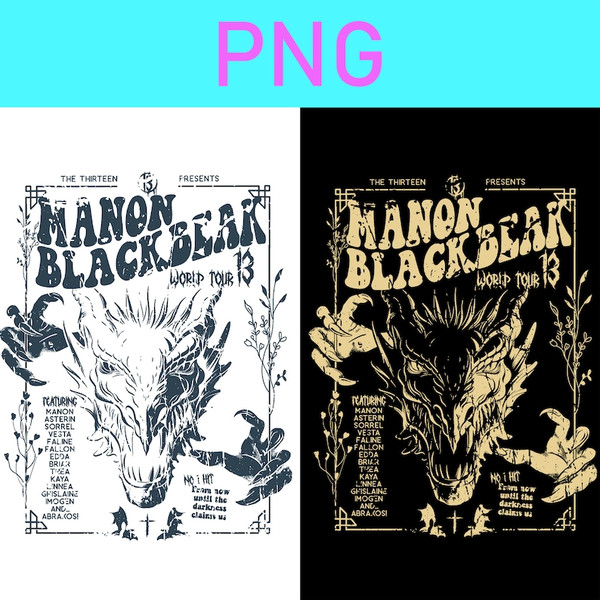 Manon Blackbeak Throne of Glass Png, The Thirteen Png.jpg
