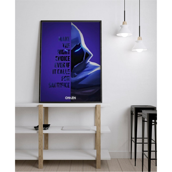 Valorant gaming framed poster for room home and office decor