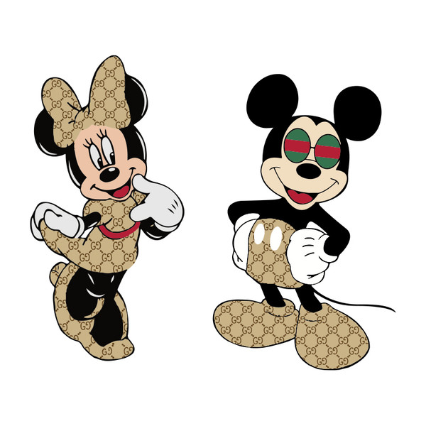 Mickey Mouse Svg Minnie Mouse Gucci Svg, Brand Svg, Gucci Sv