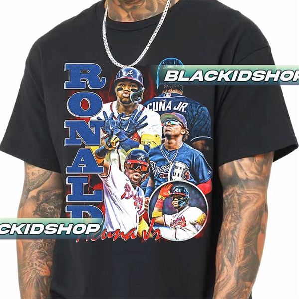 Ronald Acuna Jr Vintage Shirt, Baseball Shirt, Vintage Shirt - Inspire  Uplift