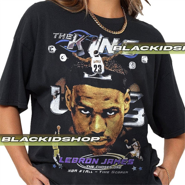 Lebron James Shirt, Basketball shirt, Classic 90s - Inspire Uplift