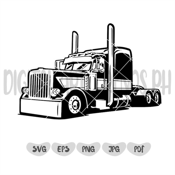 Semi truck Svg, Semi Truck Png, Truck Driver Png, Trucker Sv - Inspire ...