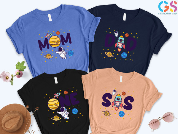 Galaxy Birthday Shirt, Astronaut Birthday Party Shirt, Rocket Birthday Shirt, Space Birthday Party,Family Birthday Matching ,Gift For Kids - 4.jpg