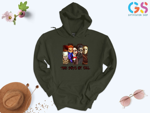 Boys Of Fall Sweatshirt, Horror Characters Sweat, Friends Horror, Horror Movie Characters Shirt, Horror Lover Gift, Horror Movie Gifts - 7.jpg