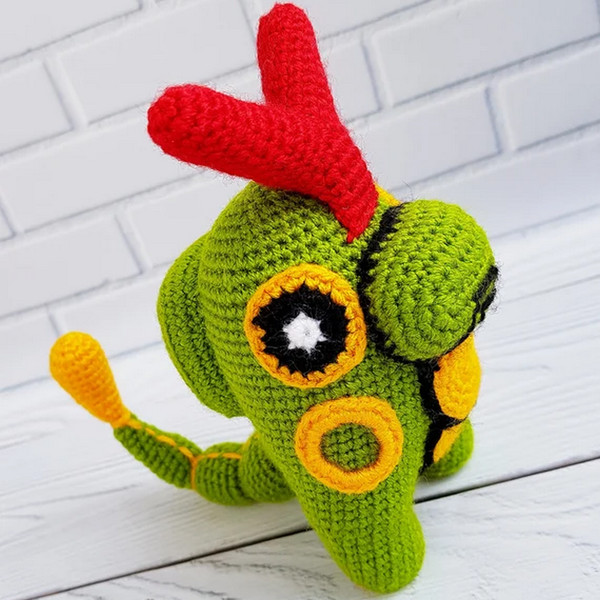 Caterpie Pokemon Crochet Pattern Crochet pattern by Kristine Kuluka