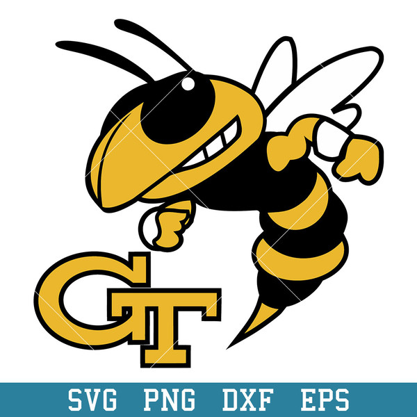 Georgia Tech Yellow Jackets Logo Svg, Georgia Tech Yellow Jackets Svg, NCAA Svg, Png Dxf Eps Digital File.jpeg