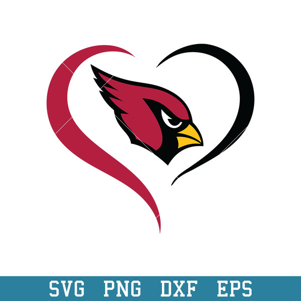 Heart Arizona Cardinals Baseball Svg, Arizona Cardinals Svg, NFL Svg, Png Dxf Eps Digital File.jpeg