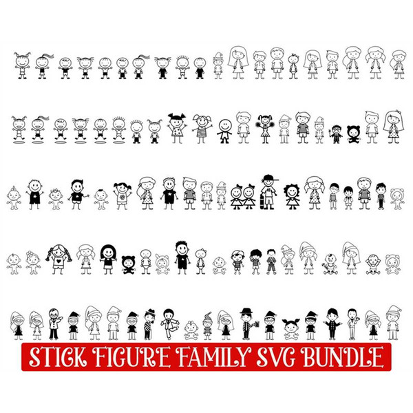 Stick Figure Motion Vectors Collection - SVG Repo
