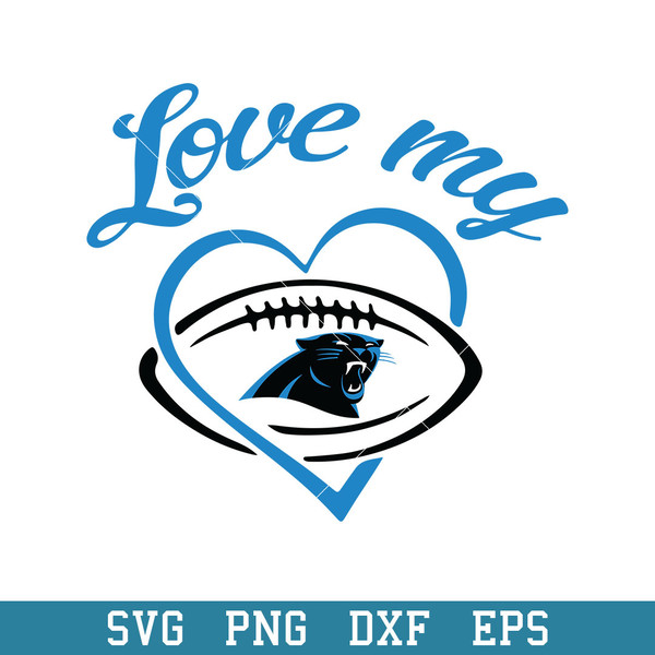 Love My Carolina Panthers Svg, Carolina Panthers Svg, NFL Svg, Png Dxf Eps Digital File.jpeg