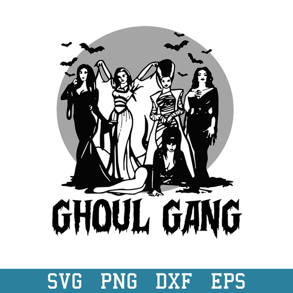 Ghoul Gang Squad Halloween Svg, Halloween Svg, Png Dxf Eps Digital File.jpeg