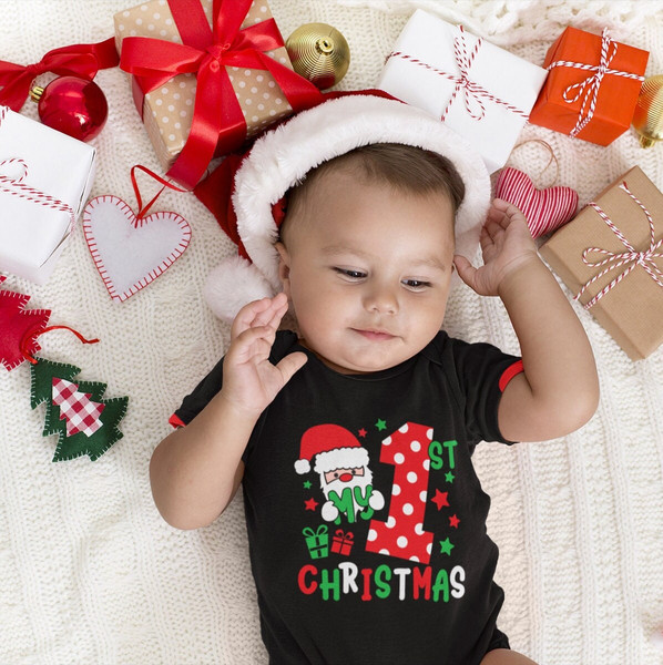 My First Christmas SVG, Baby First Christmas SVG, Newborn 1st Christmas, Baby First Xmas SVG, My 1st Christmas Svg, 1st Christmas Cut Files - 4.jpg