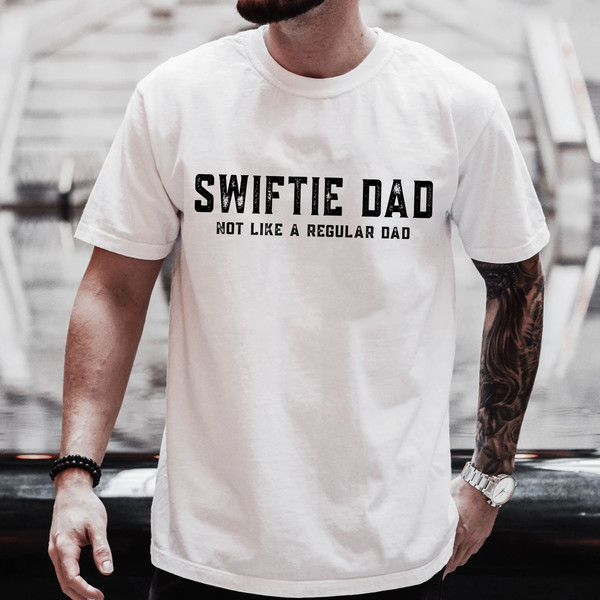 Custom Retro Swiftie Dad Not Like A Regular Dad but Cooler T-Shirt, Best Dad Ever Sweatshirt,  Father's Day LongSleeve, Hoodie - 2.jpg