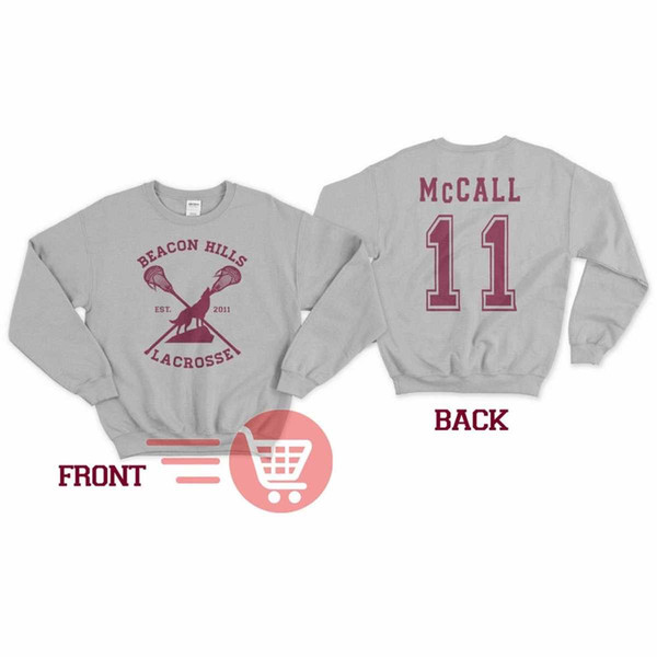  Adult McCall 11 Beacon Hills Lacrosse 2-Sided Jersey :  Clothing, Shoes & Jewelry