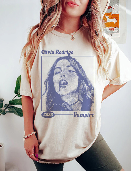 Comfort Colors® Vintage Olivia Rodrigo TShirt, Olivia Rodrigo GUTS Shirt, Olivia Rodrigo 90s retro design graphic tee - 1.jpg