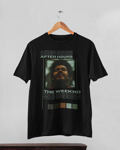 The Weeknd vintage shirt, After Hours album shirt, The Weeknd graphic shirt - 3.jpg