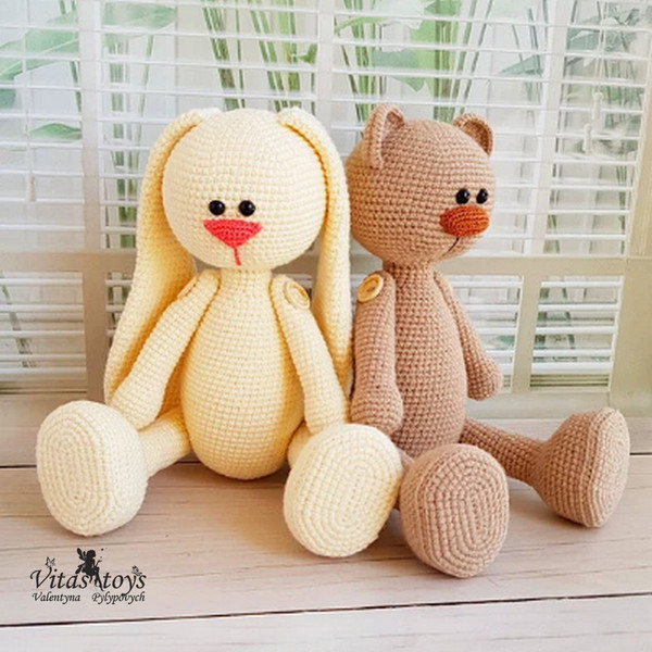 Amigurumi teddy bear and bunny.png