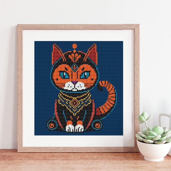 cat cross stitch pattern embroidery