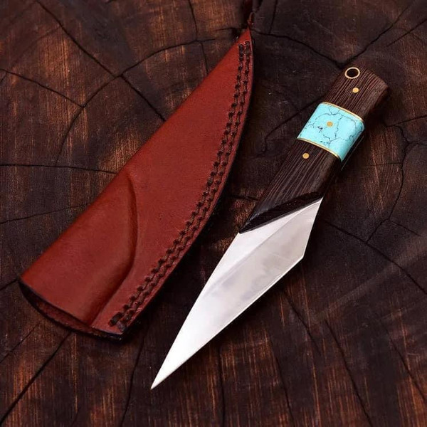 custom handmade d2 steel kiridashi knife bone handle gift fo - Inspire  Uplift