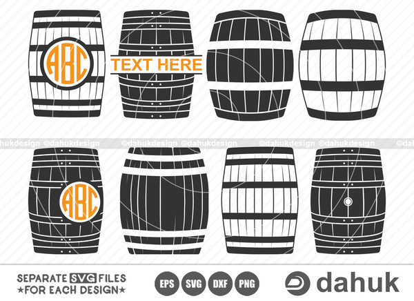 Barrel SVG, Barrel Icon, Barrel Clipart, Barrel Symbol, Wooden Barrel, Barrel SVG Cut File For Cricut, Cut file, for silhouette, svg, eps - 1.jpg