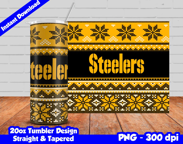 Steelers Inspired Tumbler