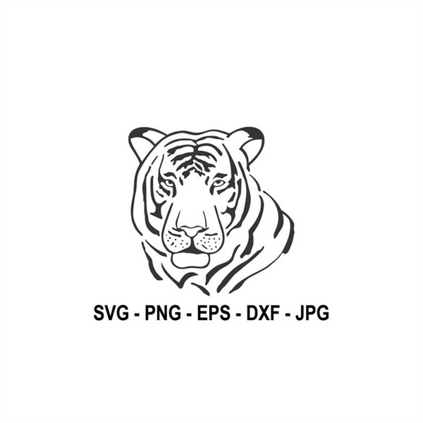 Tiger svg,Tiger Face svg,Animal svg,Instant Download,SVG, PN - Inspire ...