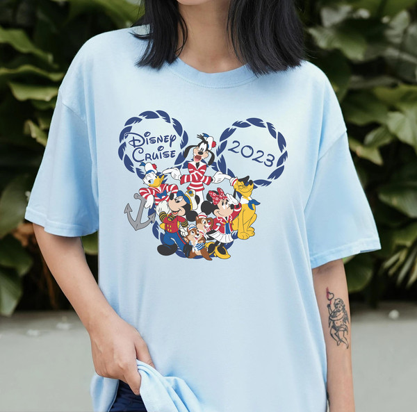 My First Disney Cruise 2023 Shirt, Cute Mickey And Friends C