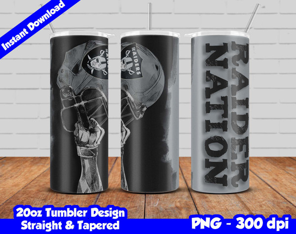 Raiders and Dodgers 20oz tumbler – A&L Brooks Designs