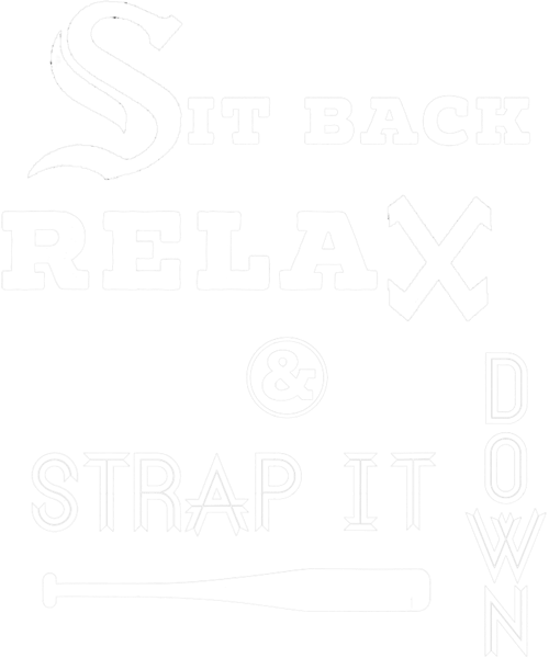 Sit Back Relax Strap it Down CHICAGO Baseball Hawk T Shirt.png