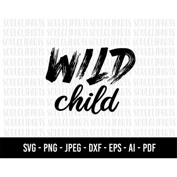 COD66- Wild child svg/Line Art Svg/Minimalist Svg/Flower svg - Inspire ...