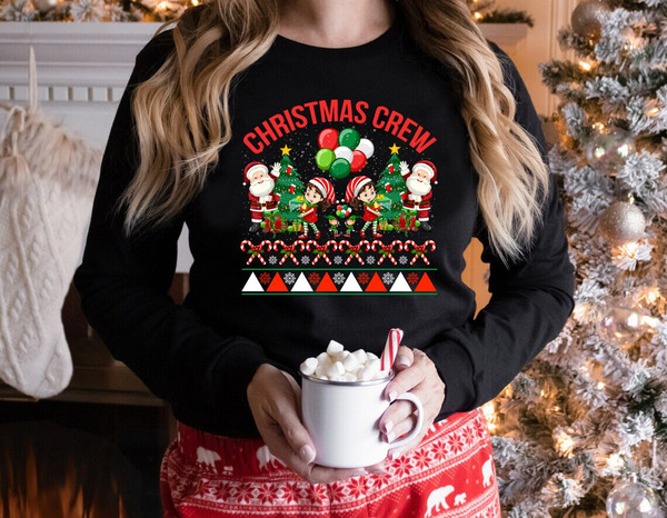 Christmas Crew Shirt, Family matching tee, christmas crew, Christmas shirt, family holiday shirt, Santa claus shirt, matching Christmas, - 5.jpg