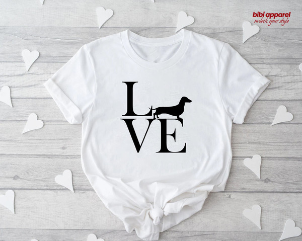 Dachshund Love Shirt, Dachshund T-shirt, Dachshund Mom shirt, Dachshund Mama, Daschund Owner Gift, Sausage Dog Lover, Weiner Dog Gifts, - 1.jpg