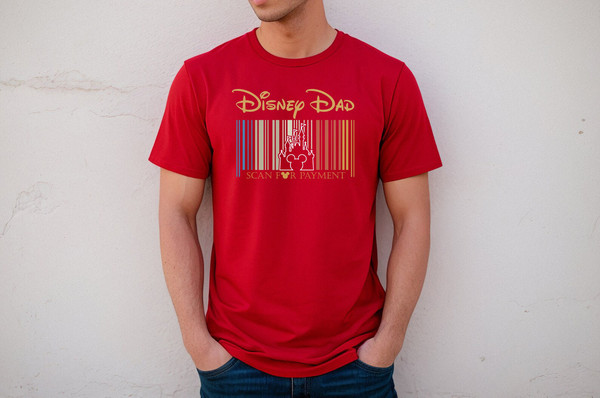 Disney Dad Scan For Payment, Funny Disney Dad Shirt, Gift Idea For Dad, Father's Day Gift, Dad Tees, Gift for Dad, Mickey Disney Shirt - 5.jpg