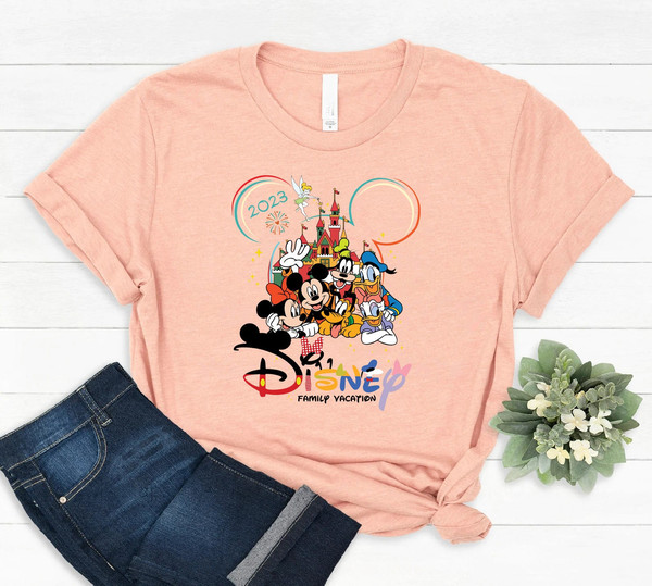 Disney family vacation 2023 shirt, disney vacation, disney trip shirt, disney group shirt, disney squad shirt, magic kingdom shirt, Disney - 1.jpg