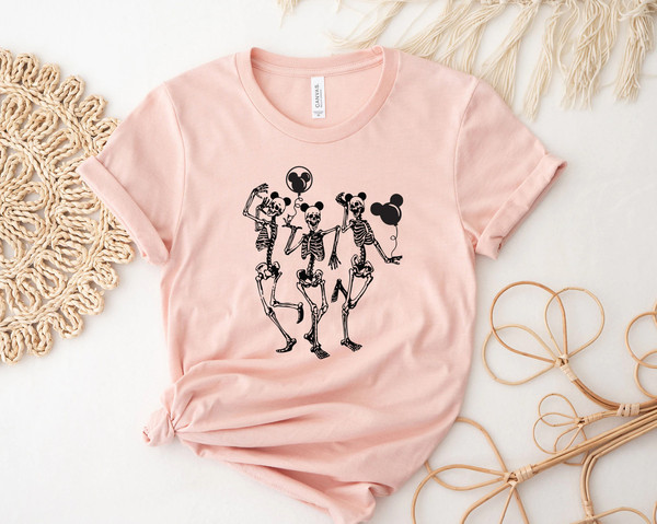 Disney Skeleton Shirt, Skeleton Mickey T-Shirt, Mickey Balloon Shirt, Dancing Skeleton Tee, Dancing Skeletons, funny disney shirt, disney - 5.jpg