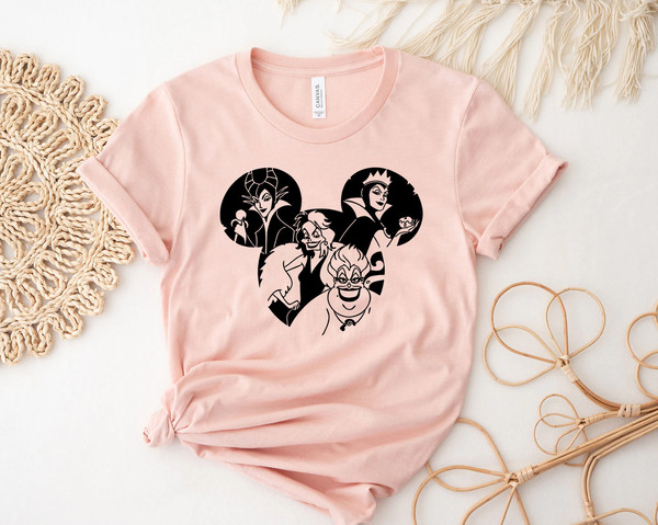 Disney Villanis shirt, womens disney shirt, disney villain, gift for her, holiday shirt, disneyland shirt, gift for girlfriend, disney shirt - 3.jpg