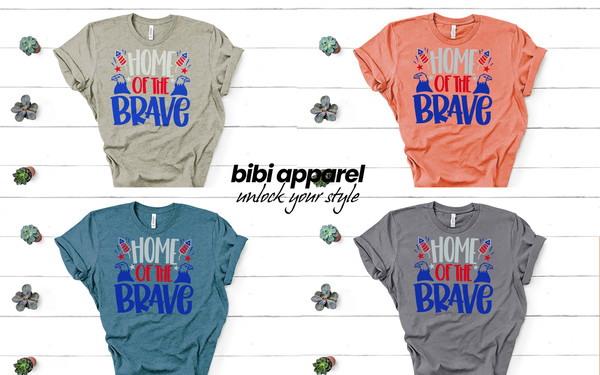 Home Of Brave, 4th of July Shirt, Happy 4th 2021 Shirt, Freedom Shirt, Fourth Of July Shirt, Patriotic Shirt, Independence Day Shirts, - 3.jpg