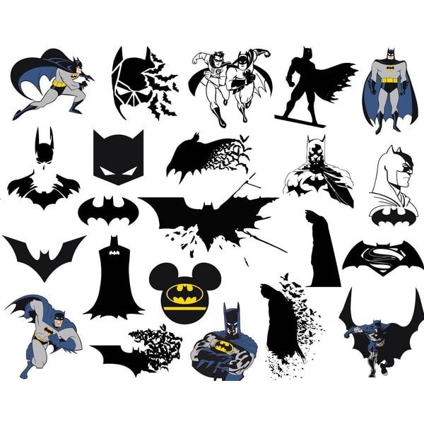 Batman SVG Bundle, Batman PNG, the Batman Logo PNG, Batman C